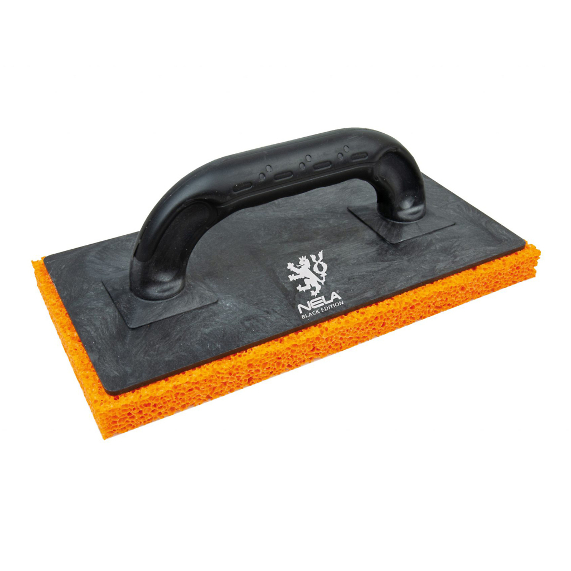 NELA Rubber Sponge Float — 5.5in. x 11in. x 0.75in., Red-Orange Rough, Model# NELBLKRSFR